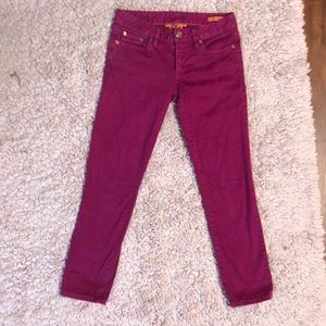 Tory Burch Jeans, Size 24, Alexa Cropped Skinny